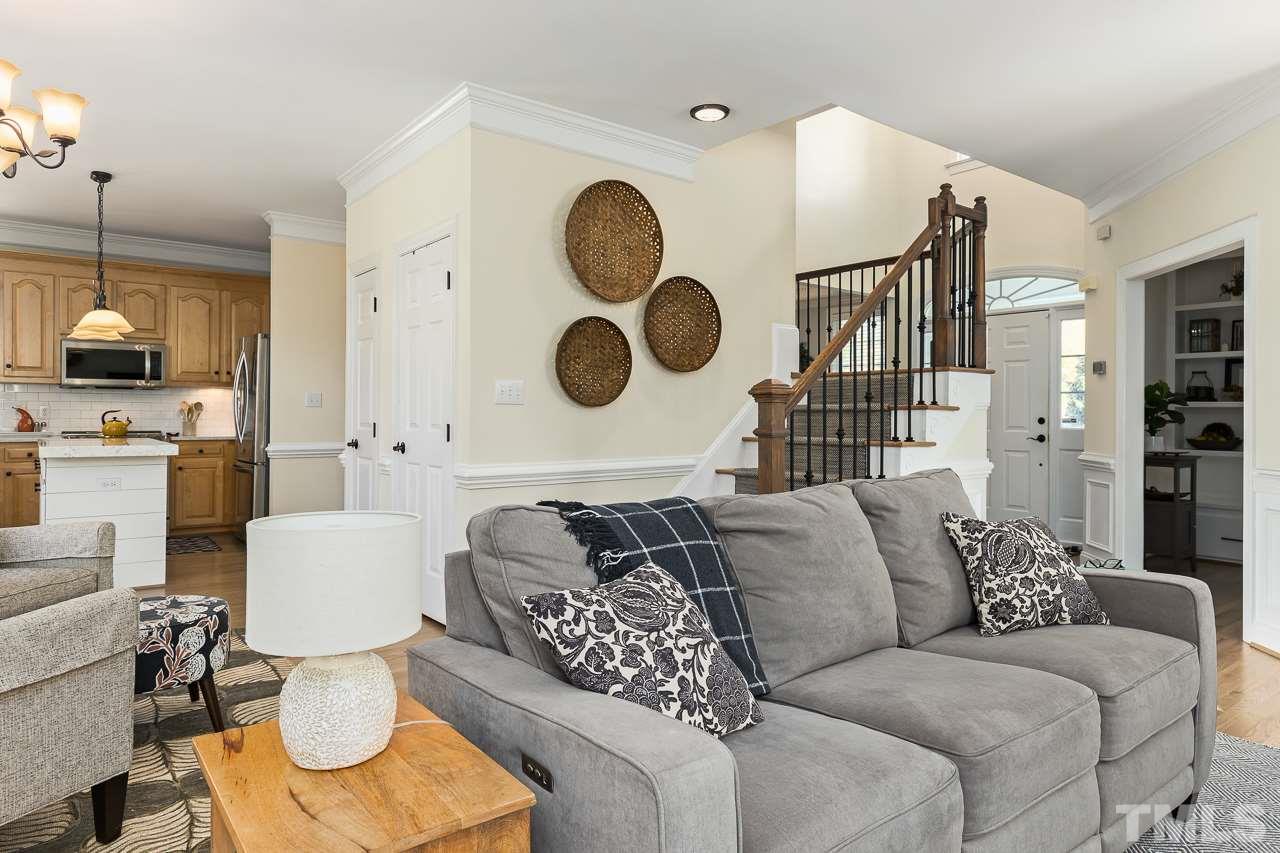 1616 Kendall Hill Road Willow Spring, NC 27592 - Photo 4 of 30 The layout flows around the beautiful staircase.