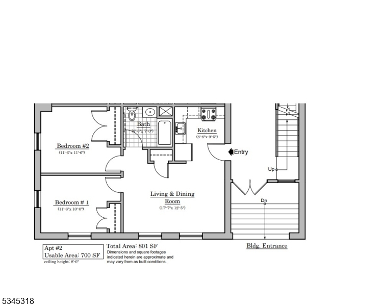 29 Broadway, Unit 2 3 Passaic, NJ 07055 - Photo 7 of 9 a picture of a room with a white wall and a picture
