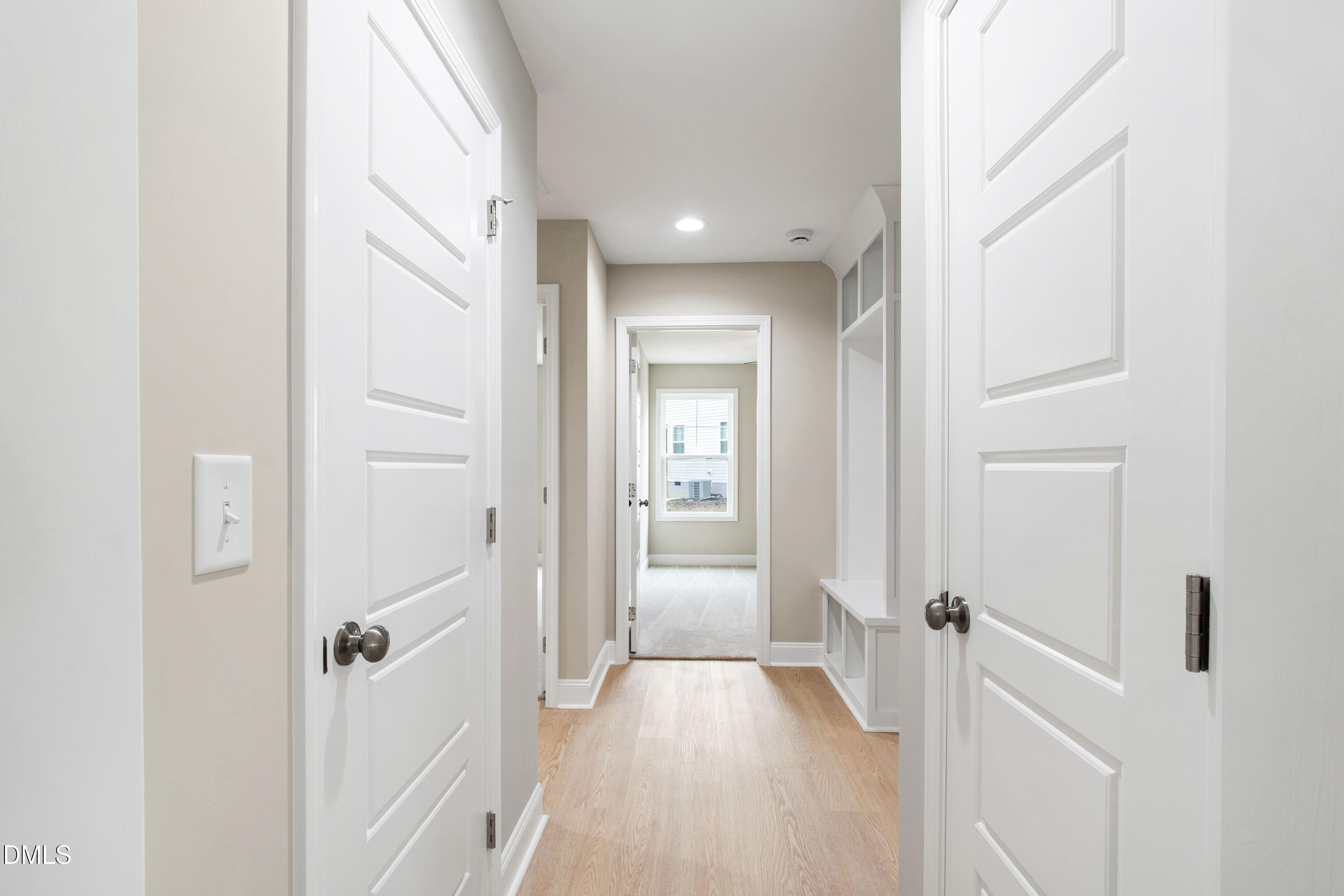 77 Falls Riv Court Broadway, NC 27505 - Photo 15 of 39 a view of a hallway with a wooden floors