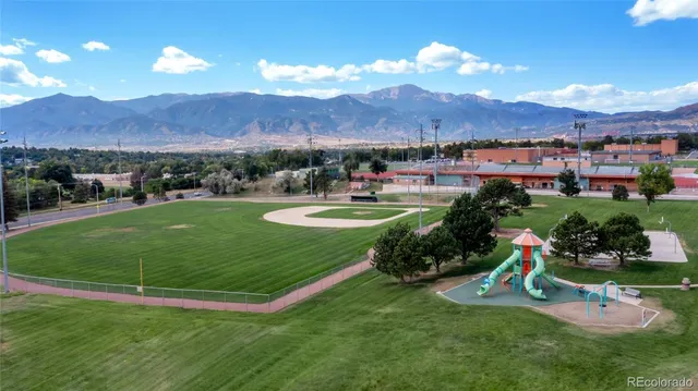 a view of outdoor space and mountain view