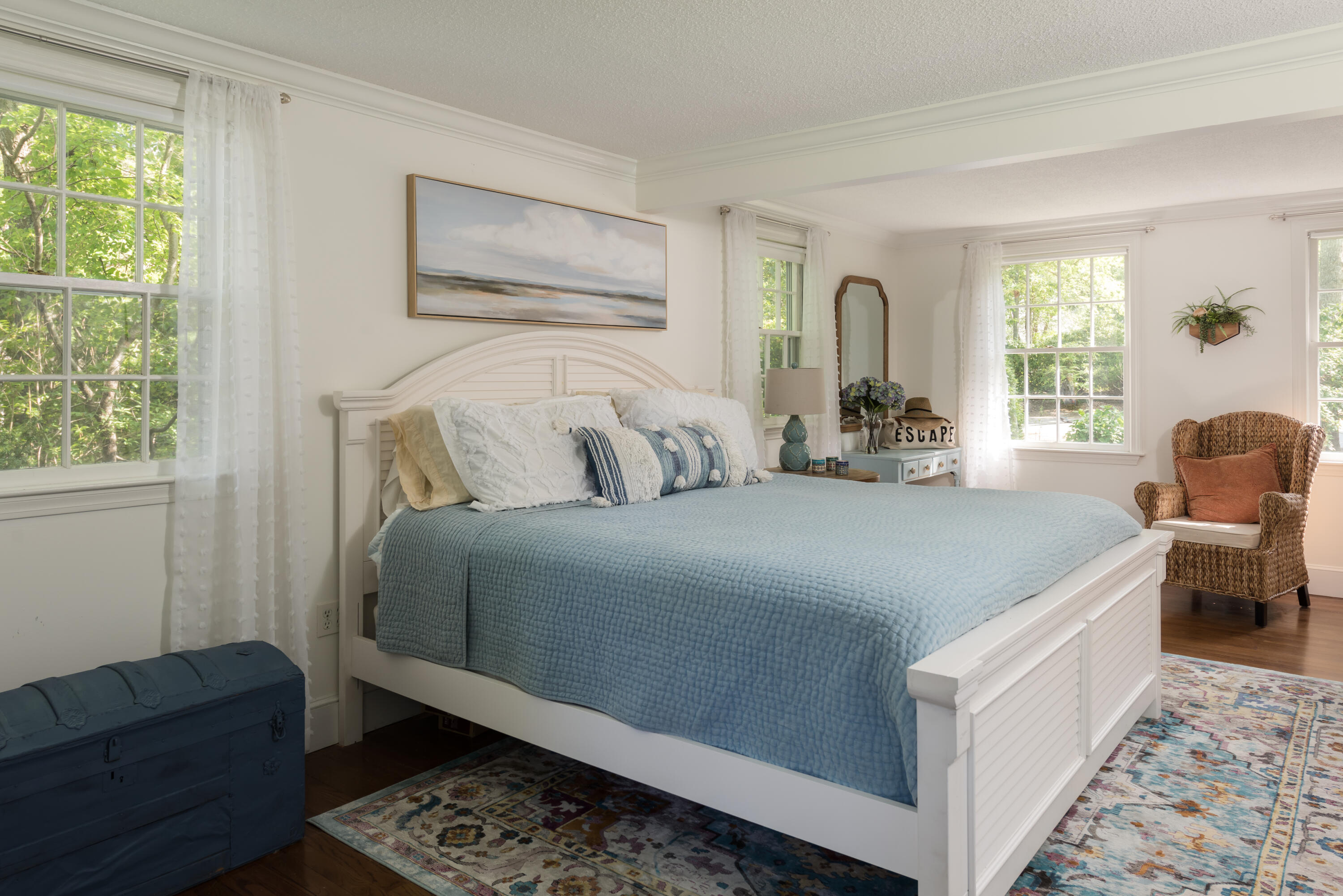 7 Sand Dollar Lane Mashpee, MA 02649 - Photo 15 of 33 a bedroom with a bed couch and a window