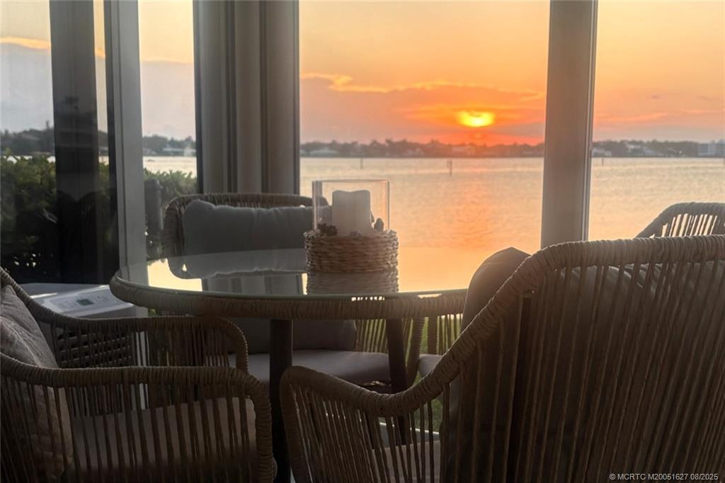 1950 Southwest Palm City Road, Unit 14101 Stuart, FL 34994 - Photo 35 of 36 a view of a balcony with lake view and mountain view