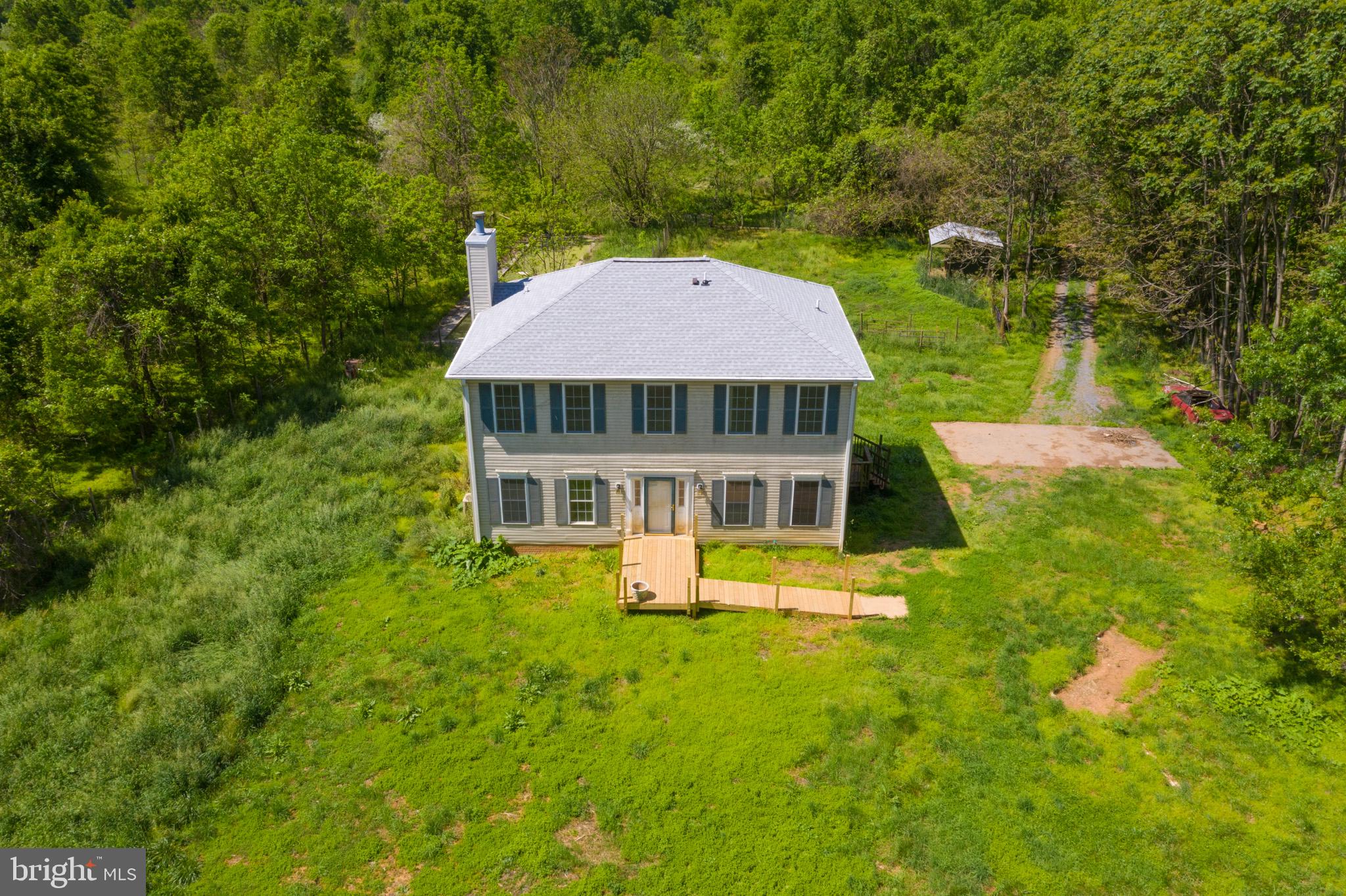 17301 Conoy Road Barnesville, MD 20838 - Photo 6 of 48 Aerial View of Home & Property