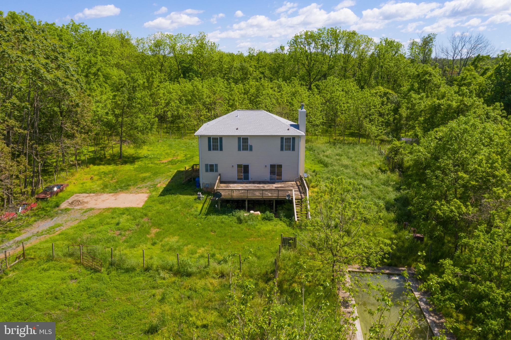 17301 Conoy Road Barnesville, MD 20838 - Photo 8 of 48 Aerial Rear View of Home & Property