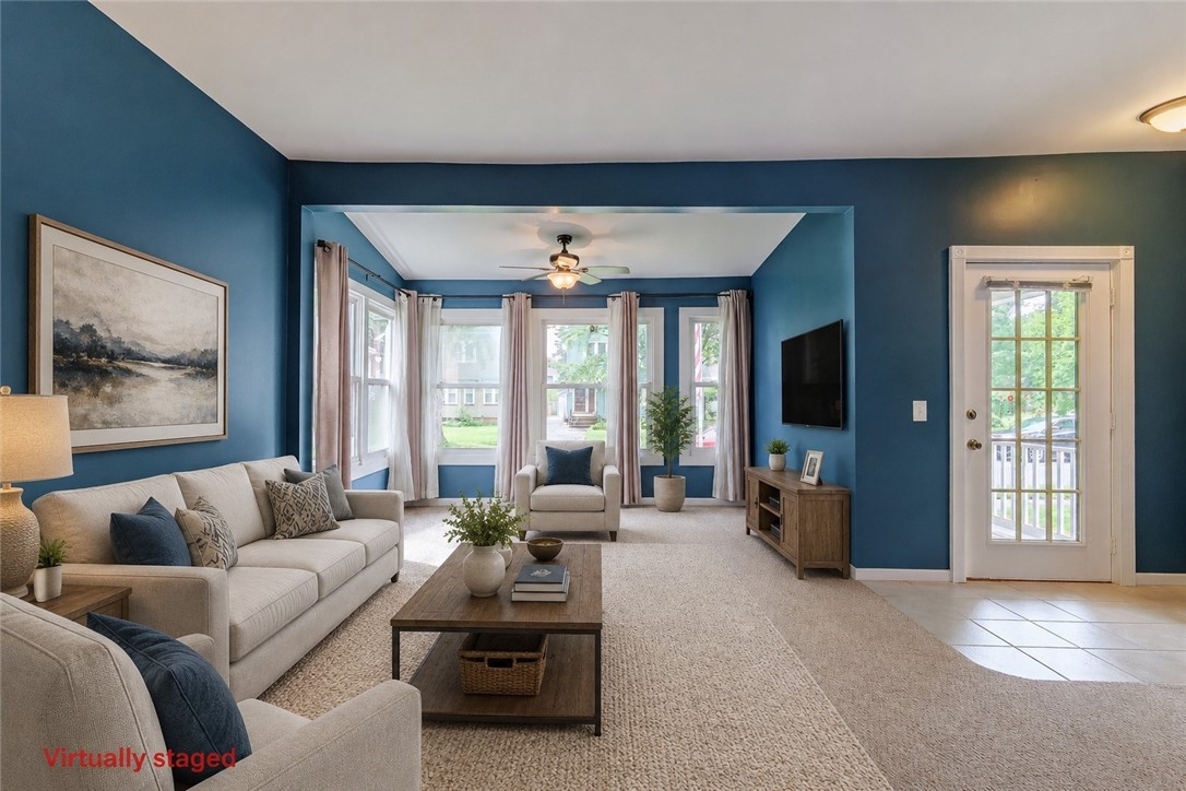210 Laurelton Road Irondequoit, NY 14609 - Photo 4 of 50 Virtually staged living room