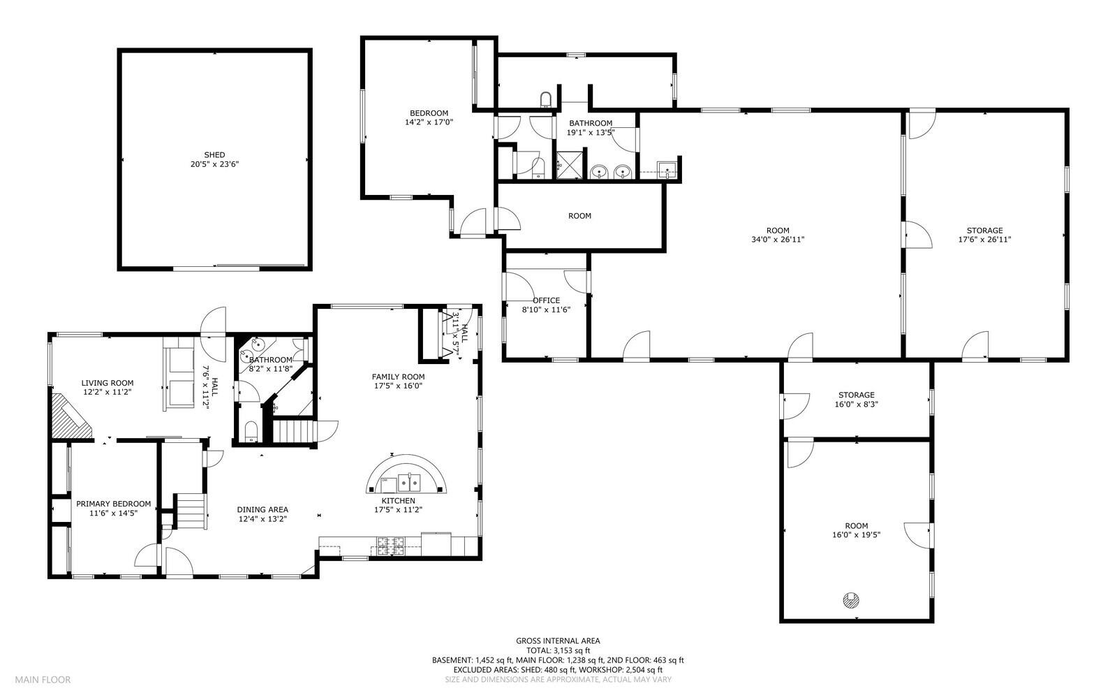 277 Wooster Hill Road Rome, ME 04963 - Photo 47 of 49 Floor plan