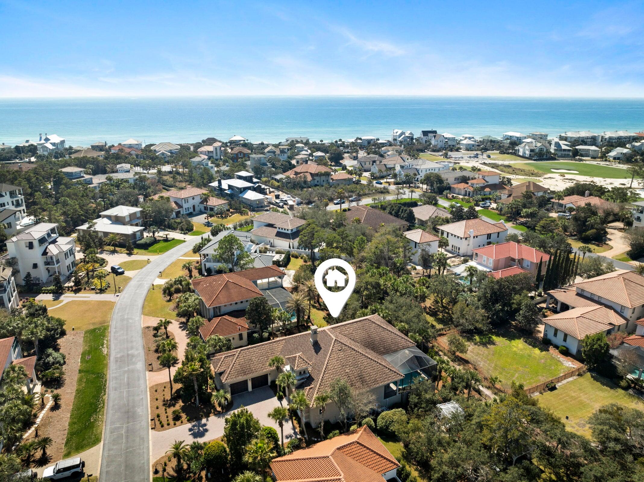 322 Emerald Ridge Santa Rosa Beach, FL 32459 - Photo 2 of 43 an aerial view of a city with lots of residential buildings