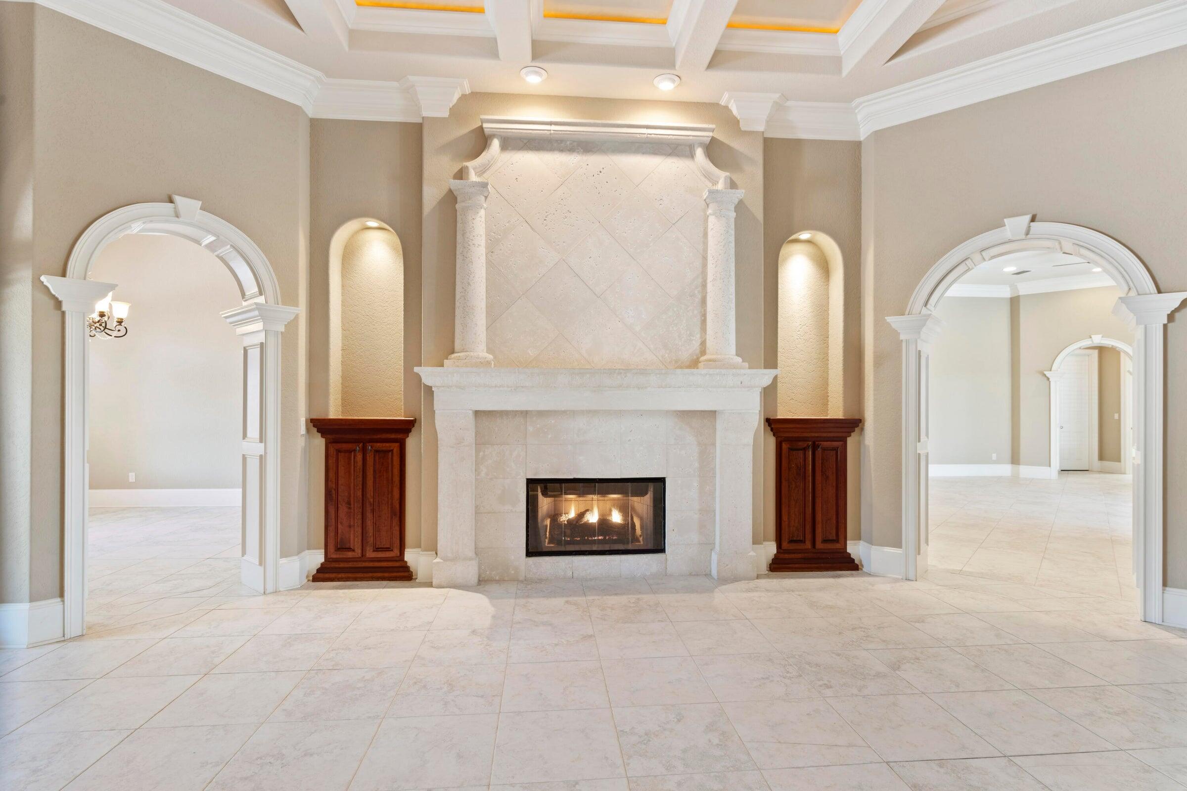 322 Emerald Ridge Santa Rosa Beach, FL 32459 - Photo 7 of 43 a view of livingroom with fireplace