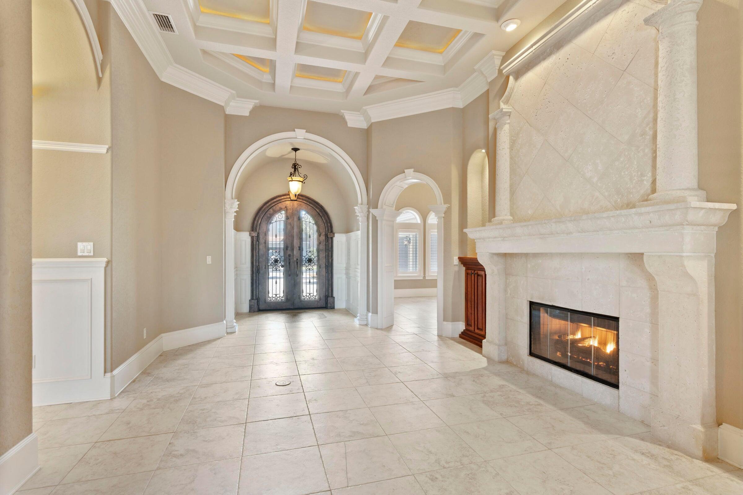 322 Emerald Ridge Santa Rosa Beach, FL 32459 - Photo 8 of 43 a view of a fireplace with washer and dryer