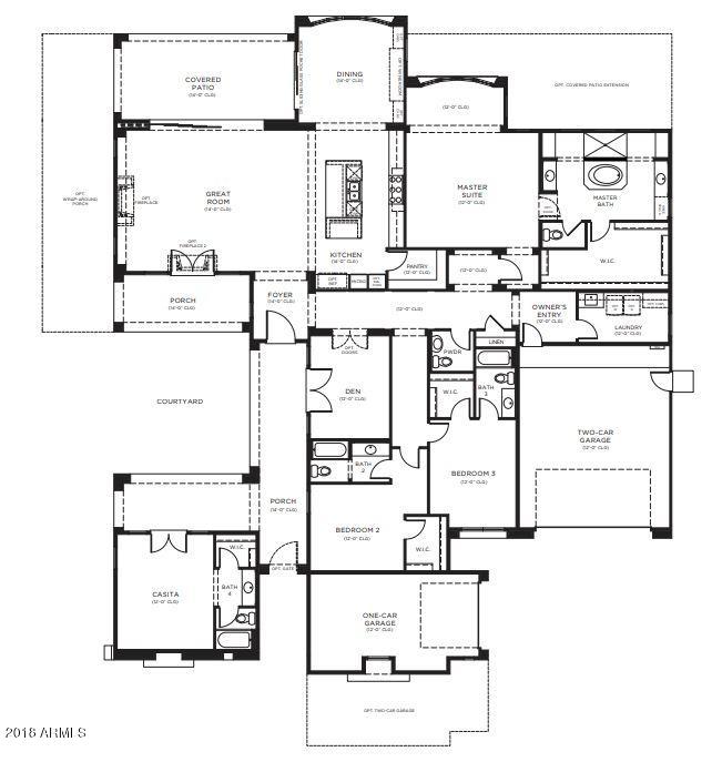 17329 East Monument Court Rio Verde, AZ 85263 - Photo 10 of 10 Floorplan