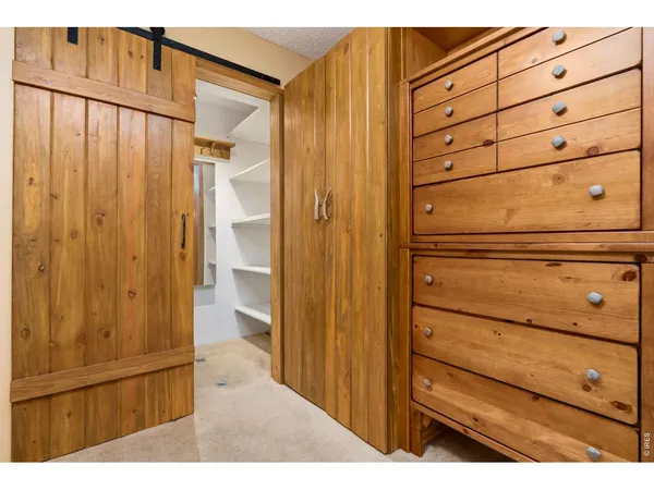 a view of a closet