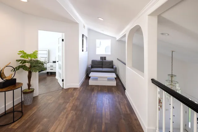 a close view of a utility and utility room