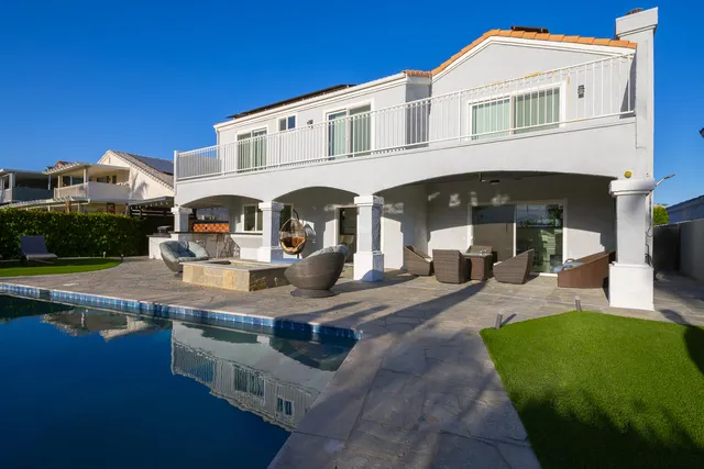 a outdoor space with patio lots of furniture