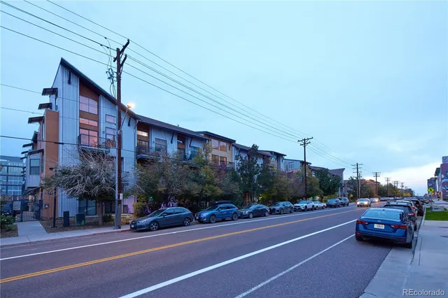 a car parked on the side of a street