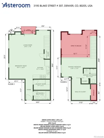 $425,000 | 3195 Blake Street, Unit 307, Denver, CO 80205