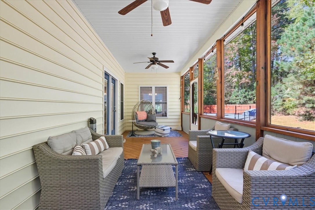 21600 Sappony Road Moseley, VA 23120 - Photo 34 of 39 Screen Porch