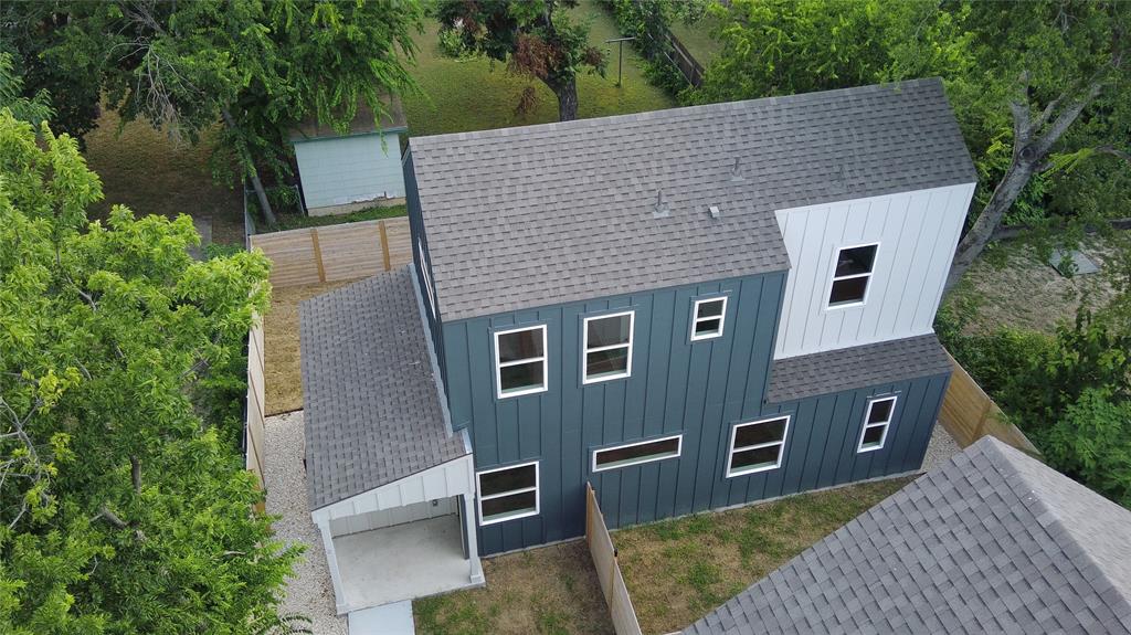 1042 Rosemont Street, Unit 2 Austin, TX 78723 - Photo 21 of 22 a aerial view of a house with a yard