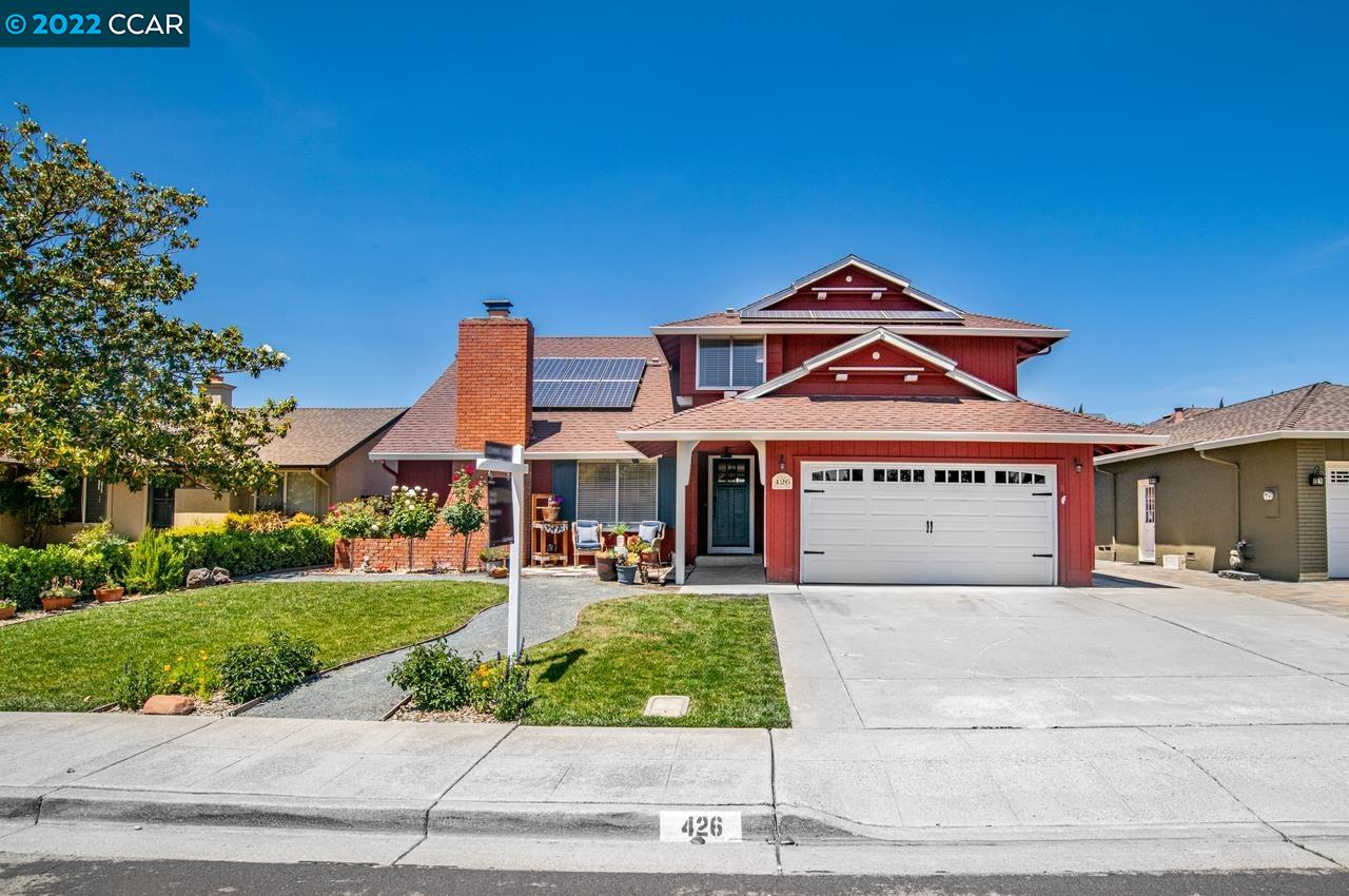 426 Brighton Way Livermore, CA 94551 - Photo 1 of 1 a front view of a house with a yard