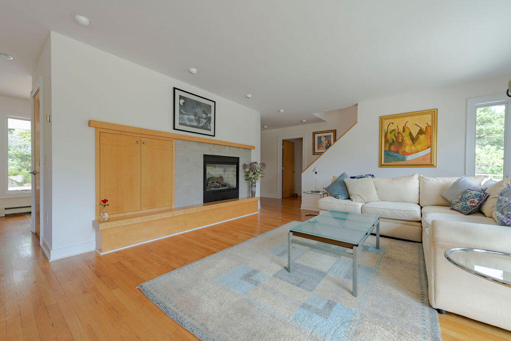 10 Hamblen Farm Road Wellfleet, MA 02667 - Photo 14 of 59 a living room with furniture and a flat screen tv