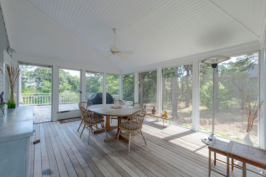 10 Hamblen Farm Road Wellfleet, MA 02667 - Photo 22 of 59 a dining room with furniture window and wooden floor