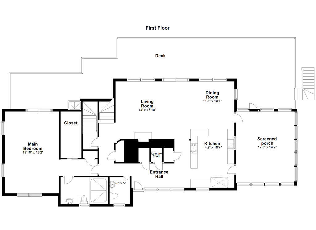 10 Hamblen Farm Road Wellfleet, MA 02667 - Photo 57 of 59 a picture of a floor plan