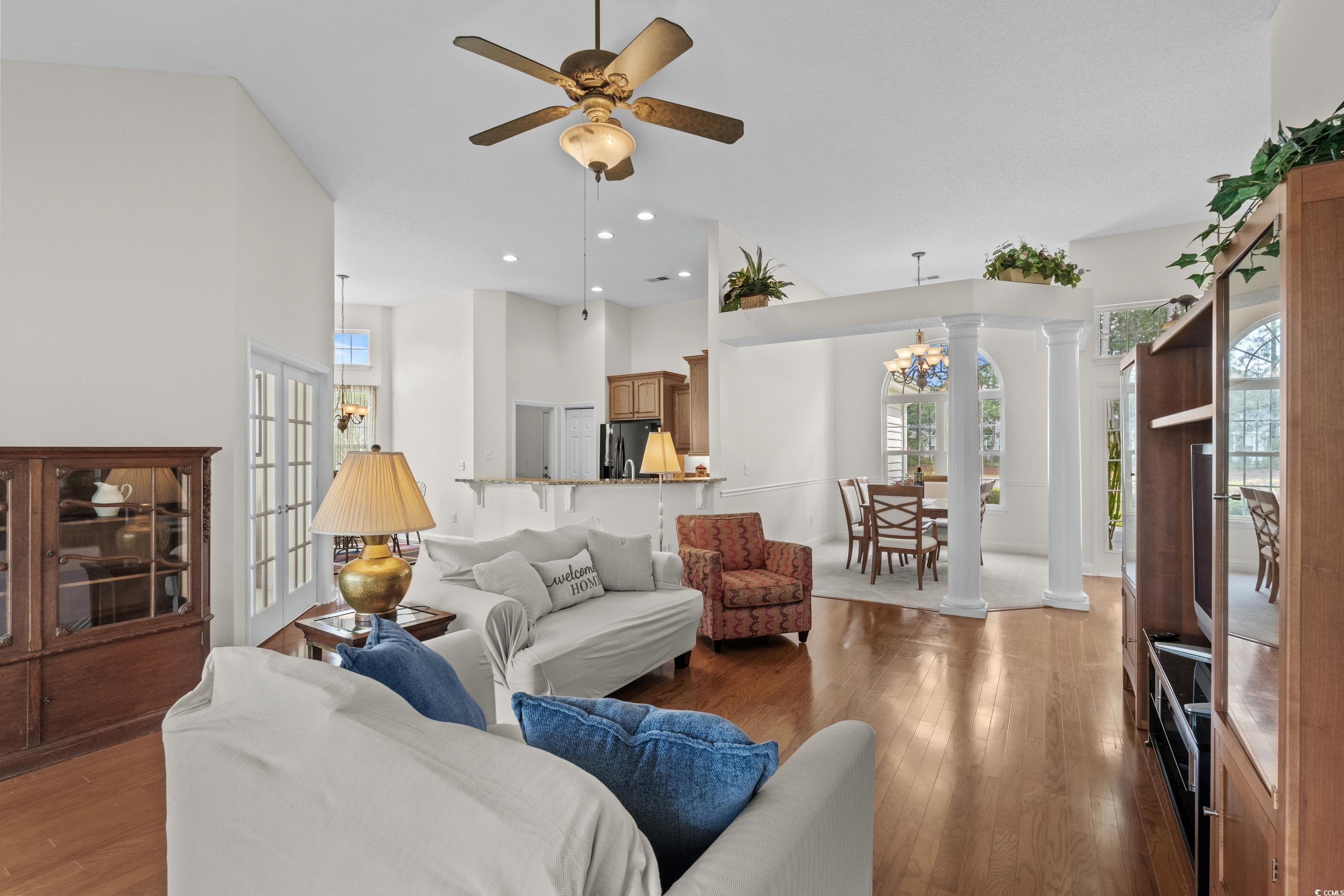 5025 Westwind Drive Myrtle Beach, SC 29579 - Photo 9 of 36 Living room with light wood-type flooring, a healt