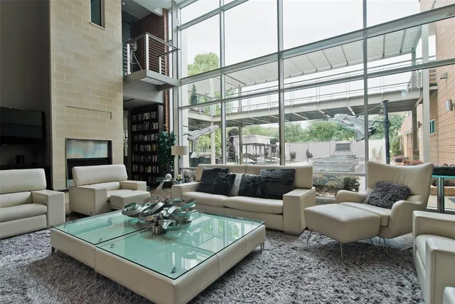 a kitchen with lots of counter top space