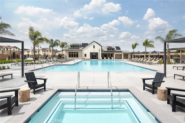 a view of a terrace with chairs