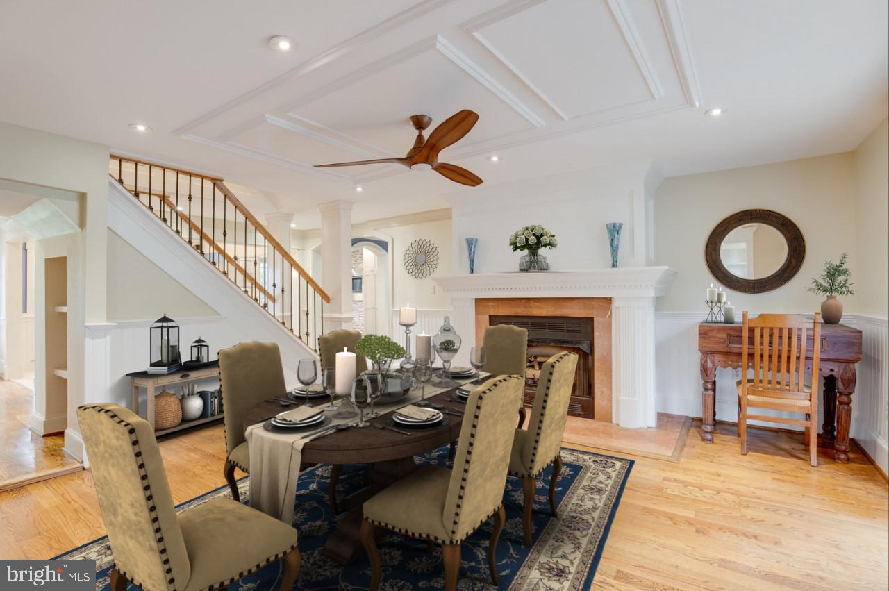 14498 Triadelphia Mill Road Dayton, MD 21036 - Photo 15 of 97 Diningroom with fireplace