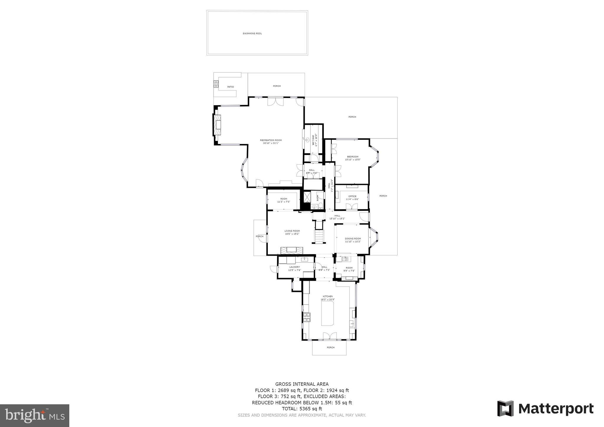 14498 Triadelphia Mill Road Dayton, MD 21036 - Photo 95 of 97 First level floor plan