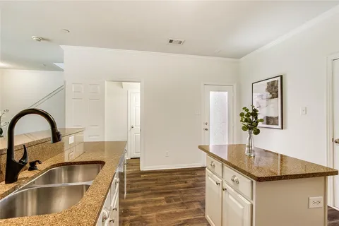 a close view of sink and tap