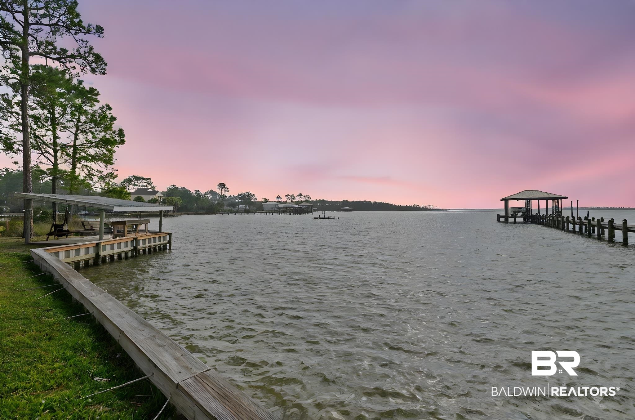 7947 Bayshore Drive Elberta, AL 36530 - Photo 7 of 26 Dock area with a water view and boat lift