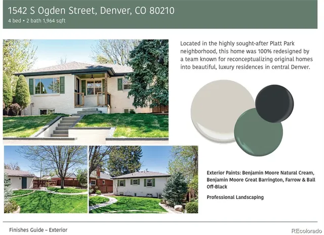 $1,300,000 | 1542 South Ogden Street, Denver, CO 80210
