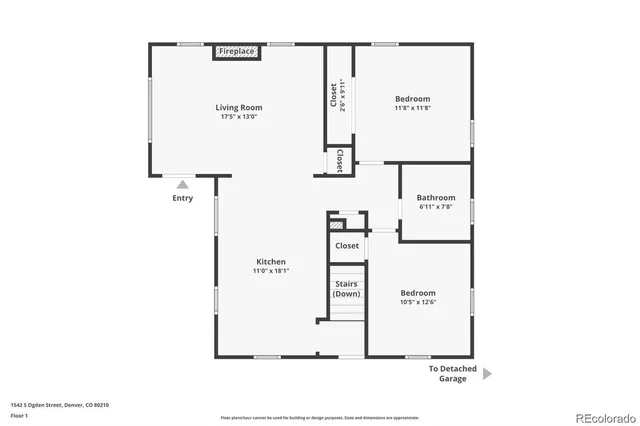 $1,300,000 | 1542 South Ogden Street, Denver, CO 80210