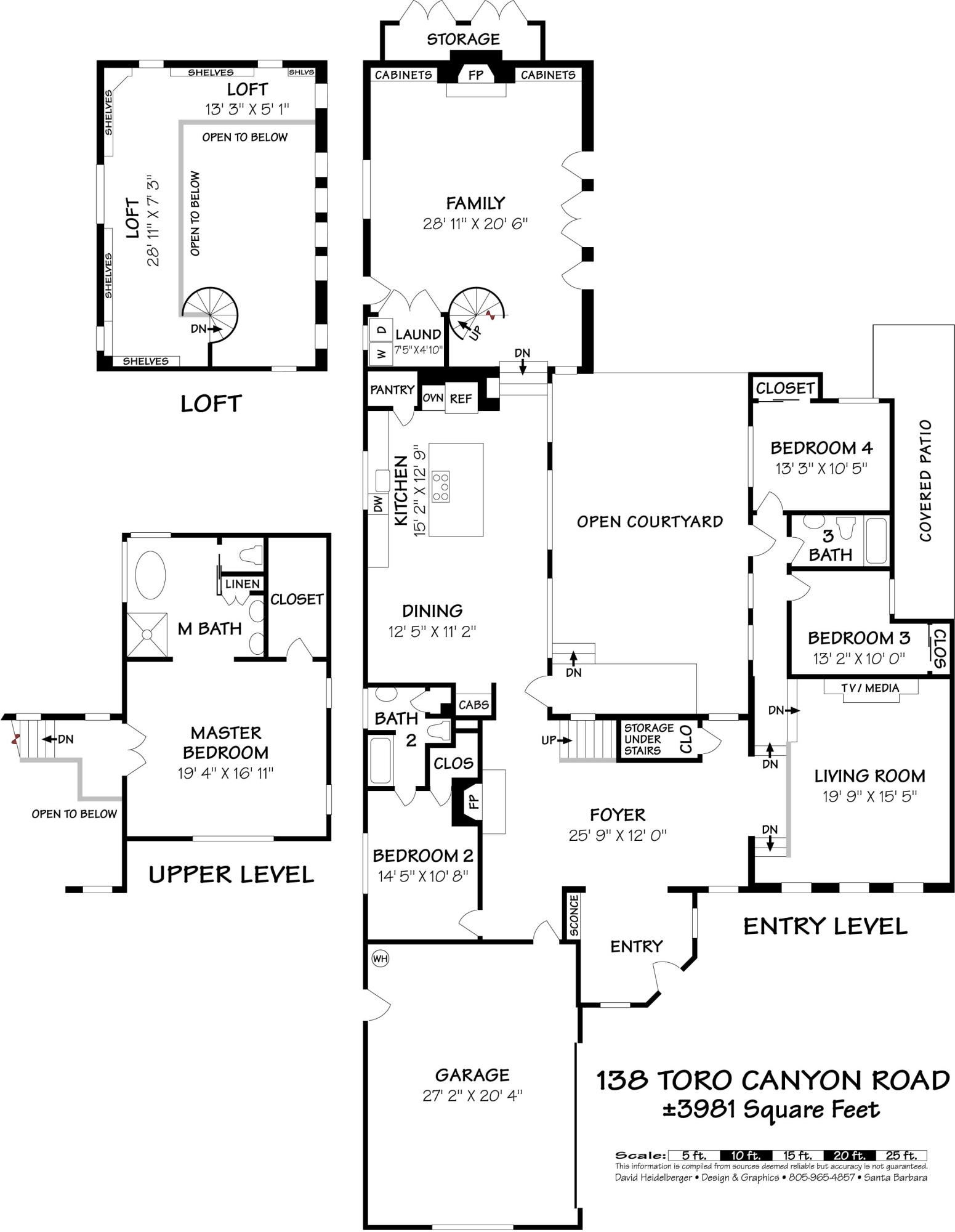 138 Toro Canyon Road Carpinteria, CA 93013 - Photo 24 of 24 Floor Plan