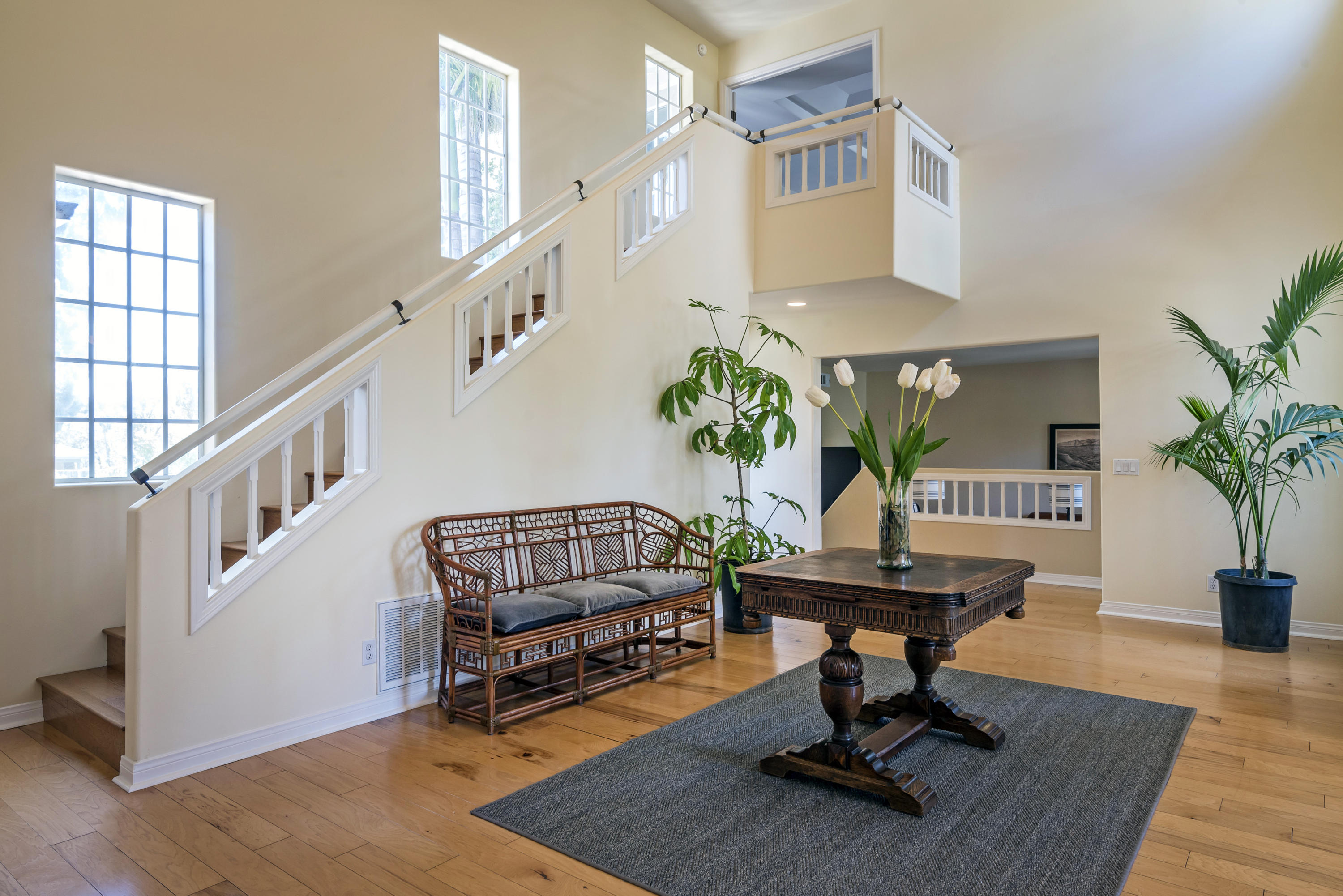 138 Toro Canyon Road Carpinteria, CA 93013 - Photo 3 of 24 Entry with Vaulted Ceilings
