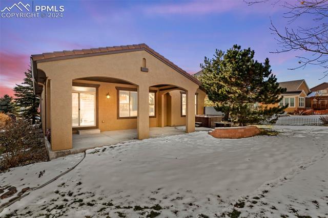 2464 Cinnabar Road Colorado Springs, CO 80921 - Photo 36 of 43 View of front of property with a patio area