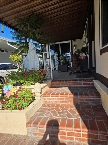 a view of outdoor space with seating area