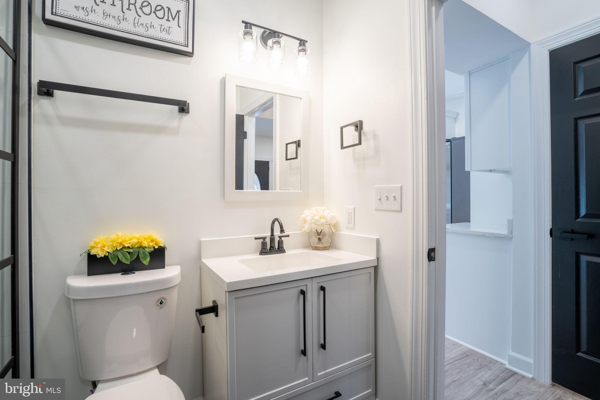 8261 Tinsley Place Culpeper, VA 22701 - Photo 13 of 80 a bathroom with a toilet sink and mirror