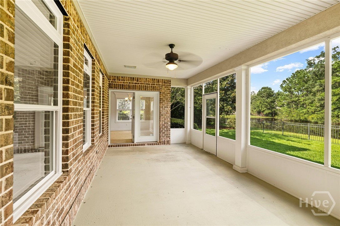 65 Woodchuck Hill Drive Savannah, GA 31405 - Photo 17 of 50 Screen porch with view of the pond