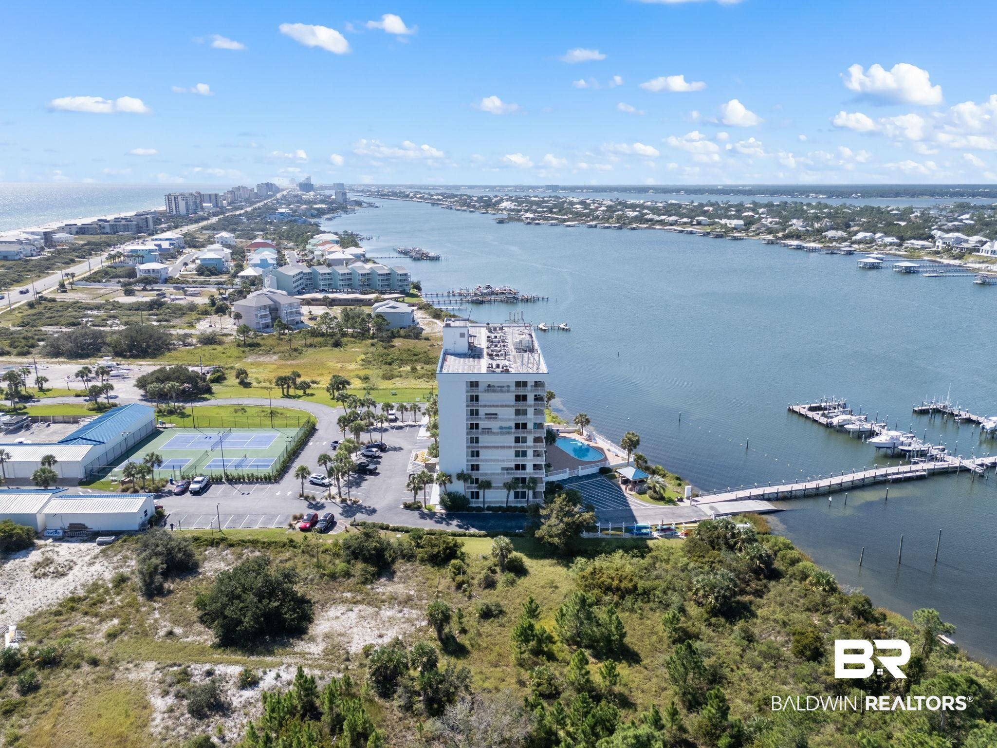 16284 Perdido Key Drive, Unit 912 Perdido Key, FL 32507 - Photo 4 of 49 View of urban area with a notable bridge and a nearby body of water