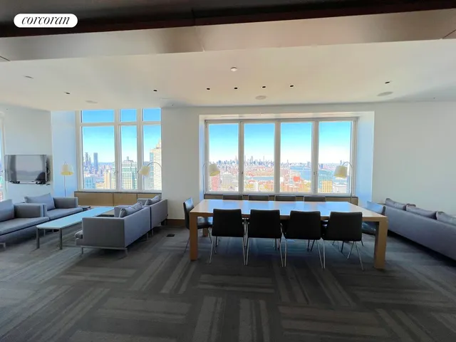 a view of a city with tall buildings