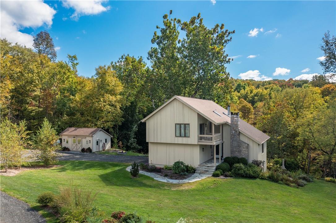206 North Quaker Hill Road Pawling, NY 12564 - Photo 1 of 1 View of front of house featuring a front lawn