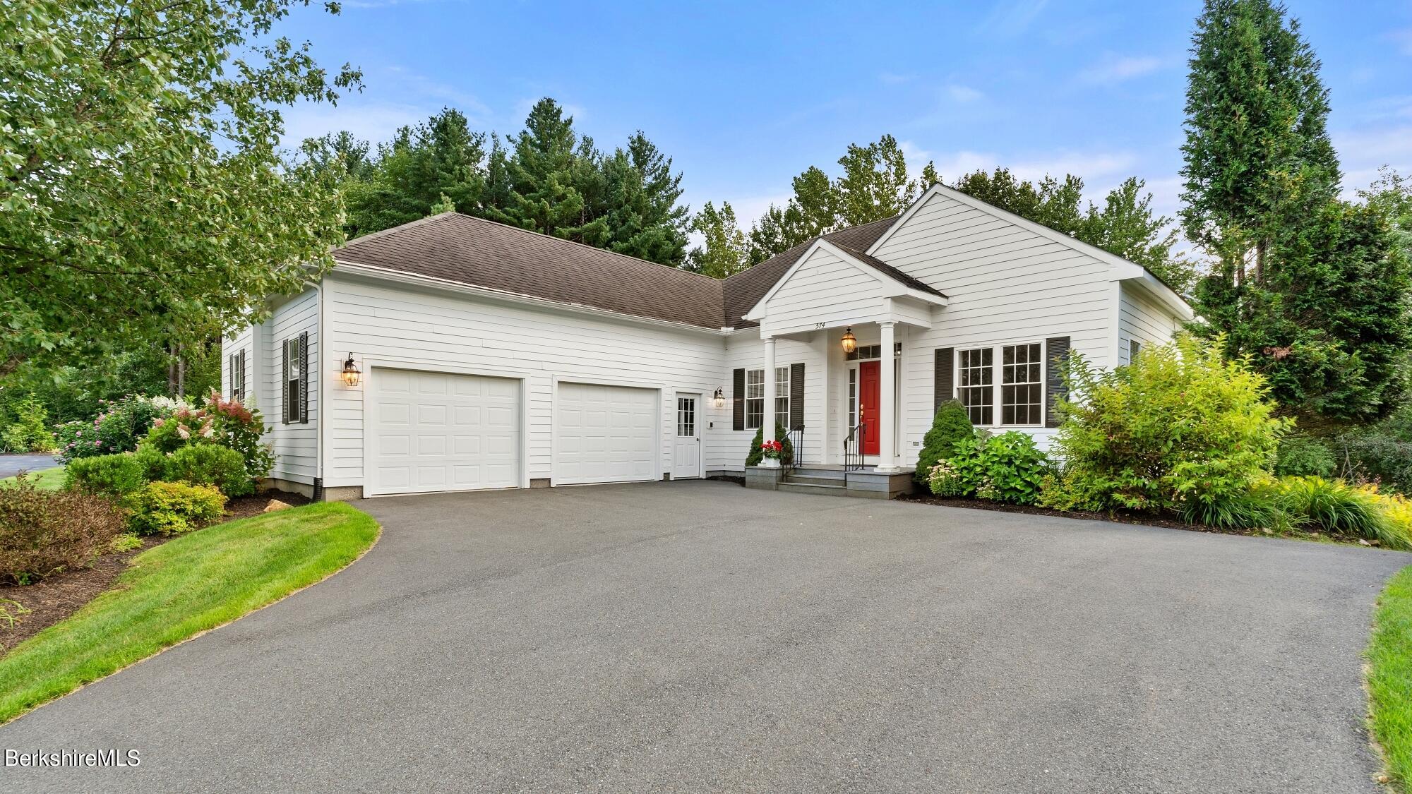 574 Red Barn Road Dalton, MA 01226 - Photo 1 of 1 Exterior Front w 2 Car Garage (1) (1)
