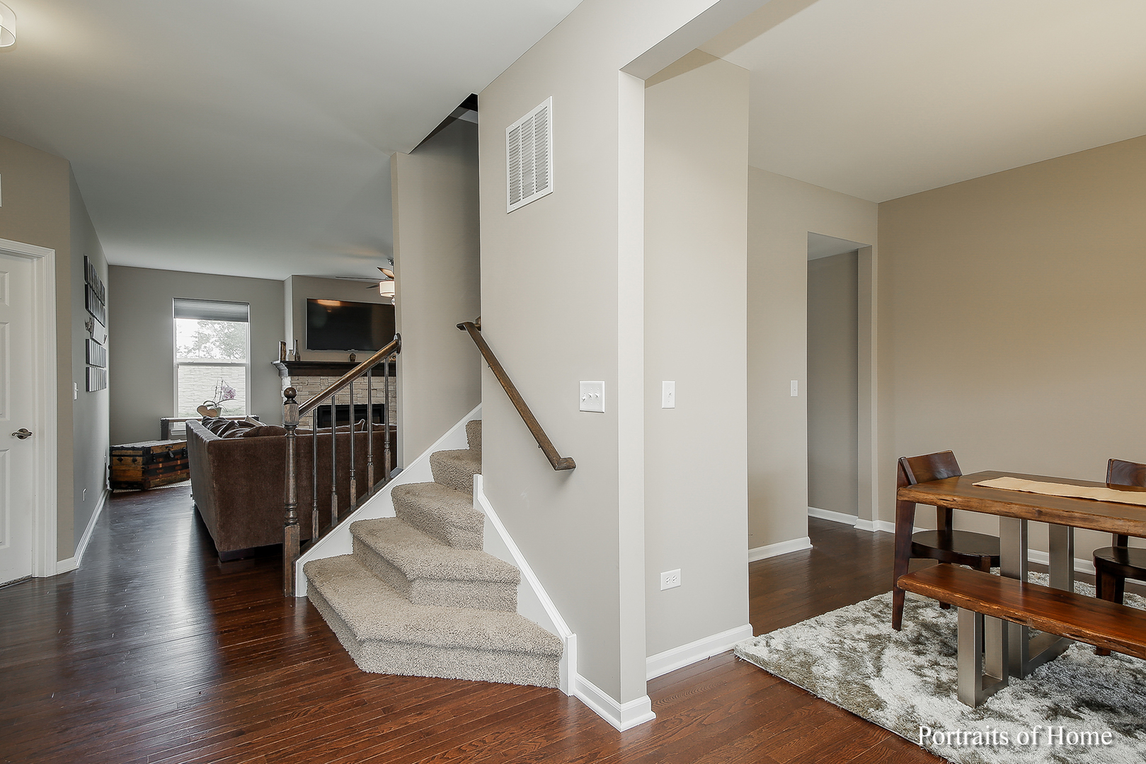 3740 Ryder Court Naperville, IL 60564 - Photo 13 of 25 a living room with furniture and a flat screen tv