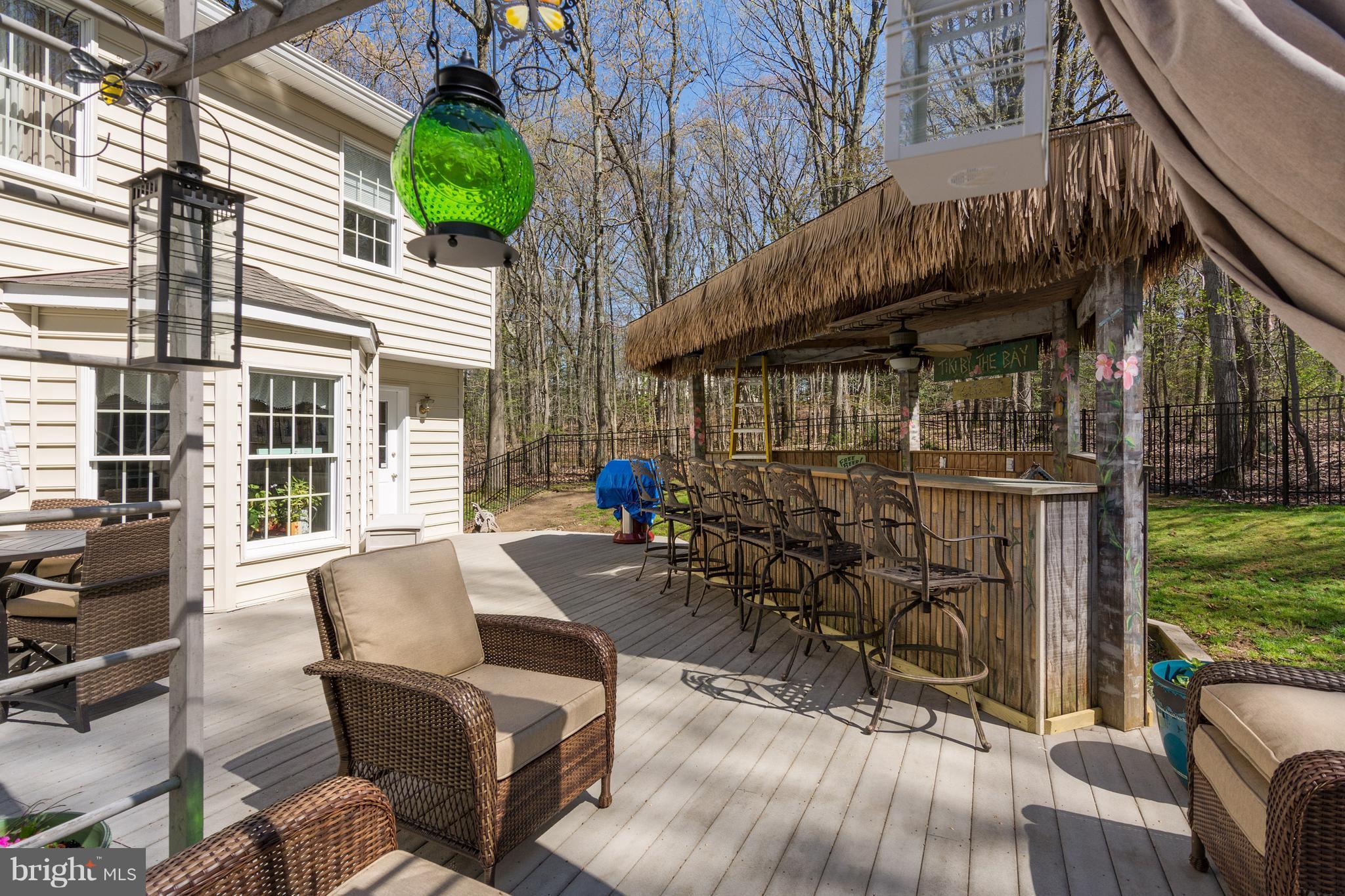 1679 Bayside Beach Road Pasadena, MD 21122 - Photo 24 of 29 Deck with Tiki Bar