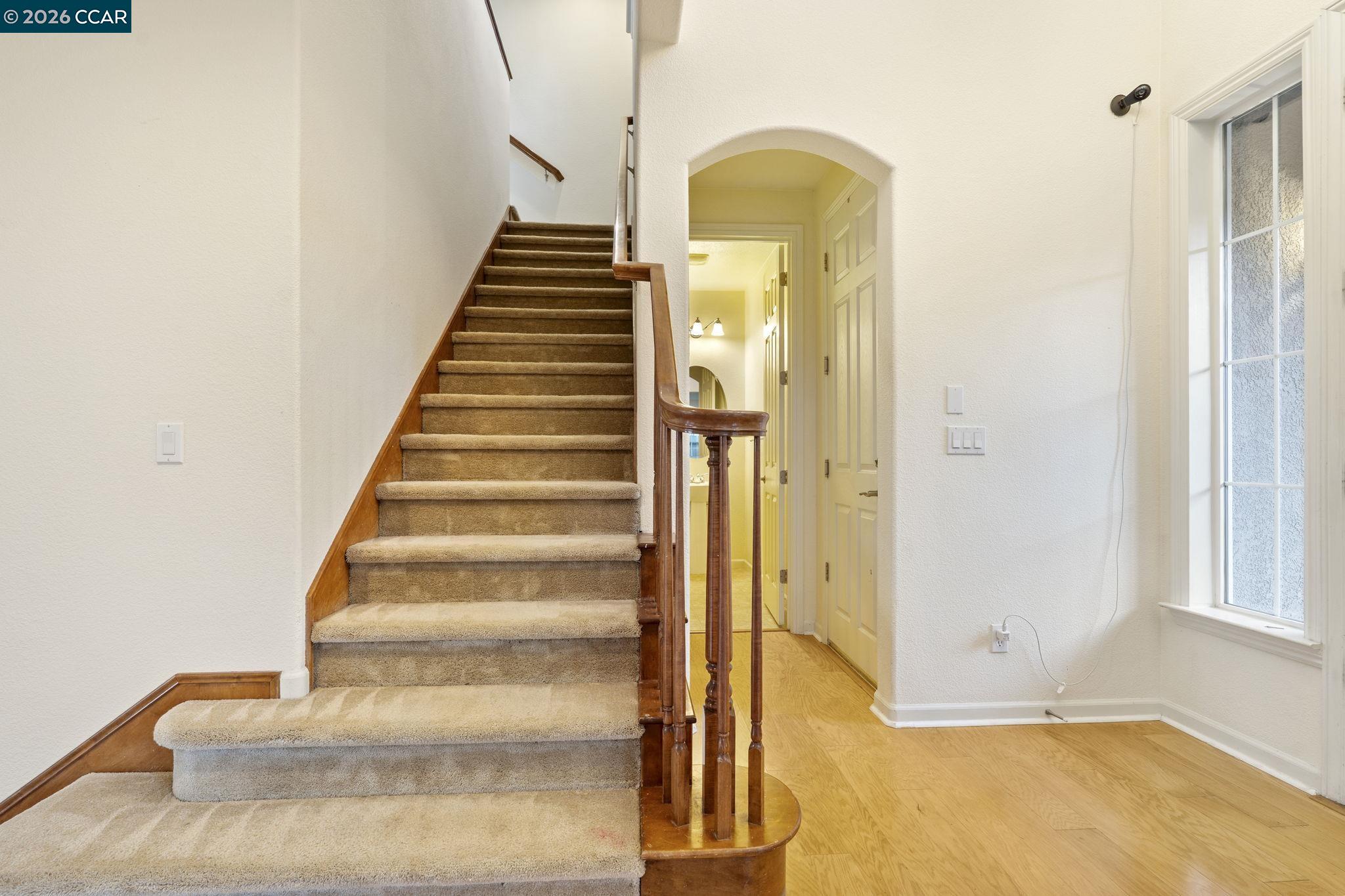 5141 Fern Ridge Circle Discovery Bay, CA 94505 - Photo 24 of 56 a view of entryway and hall with wooden floor