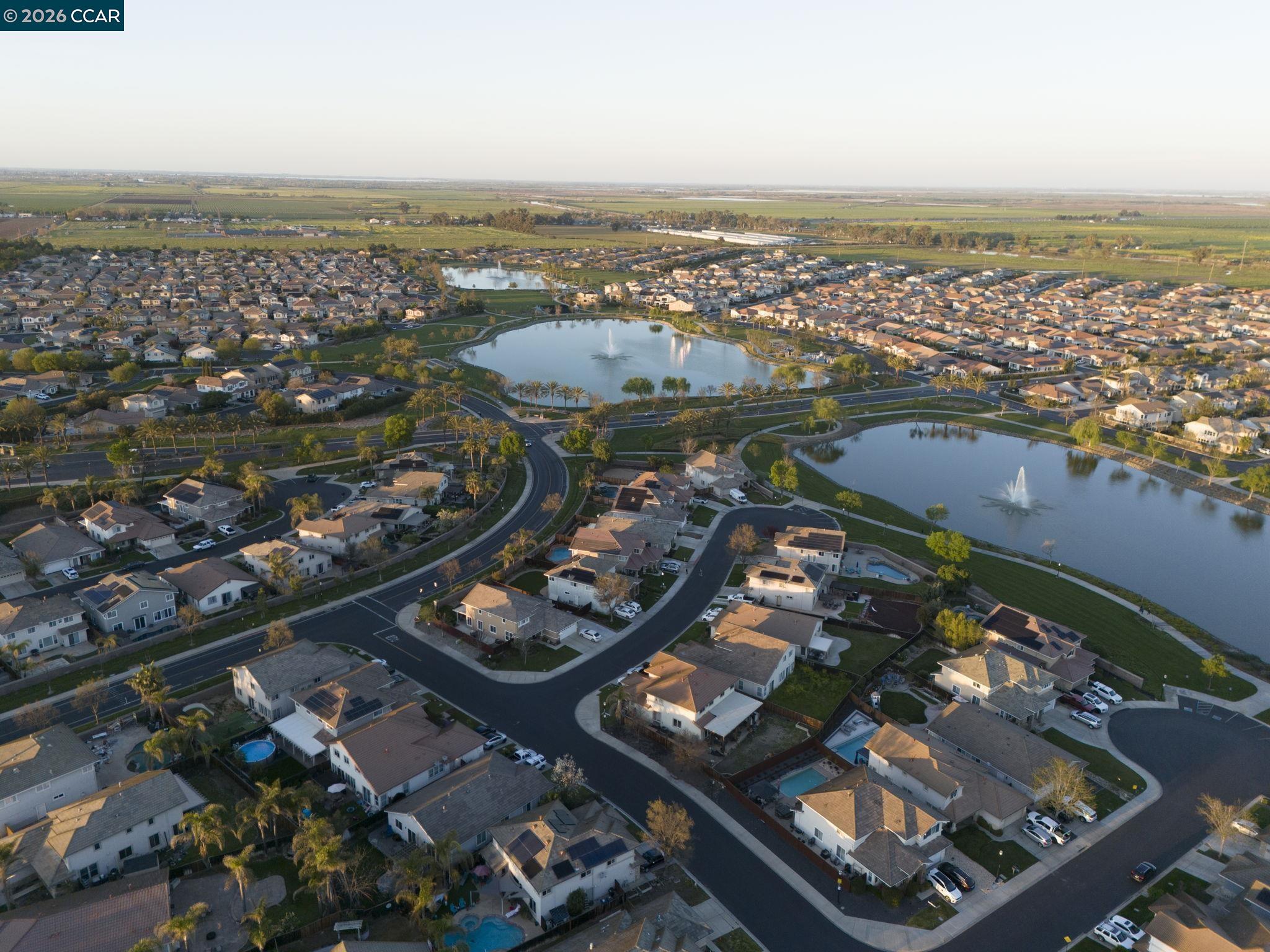 5141 Fern Ridge Circle Discovery Bay, CA 94505 - Photo 49 of 56 an aerial view of a city with lawn chairs