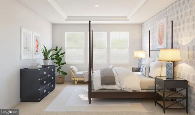 a living room with furniture and a lamp