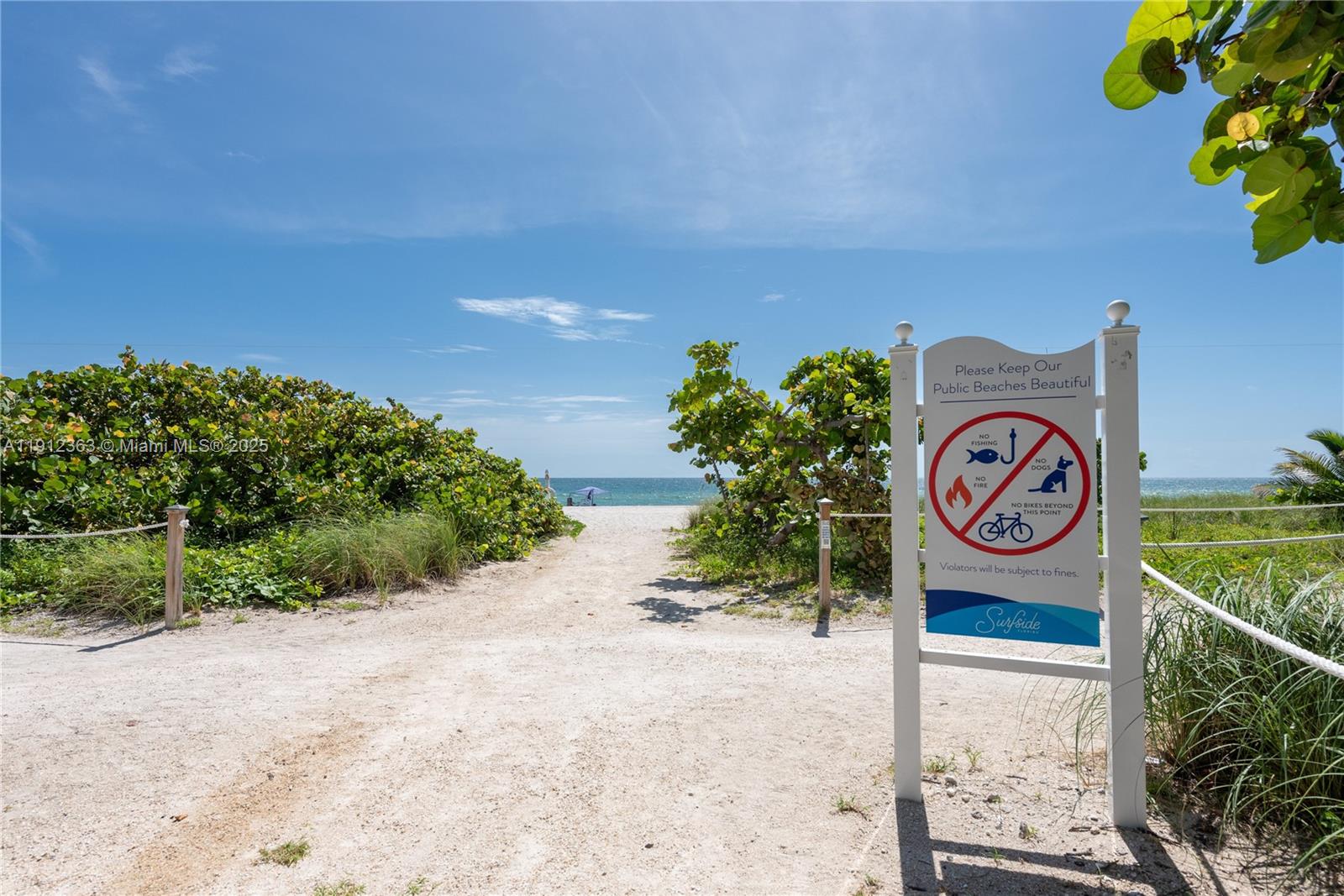 8925 Collins Avenue, Unit 11C Surfside, FL 33154 - Photo 32 of 36 a view of sign board with a street view